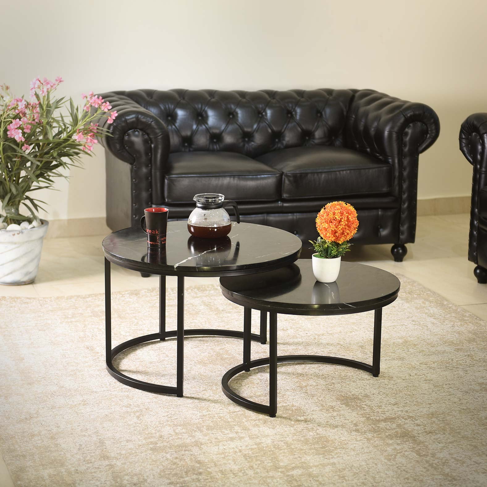 Salontafel set Alara Zwart