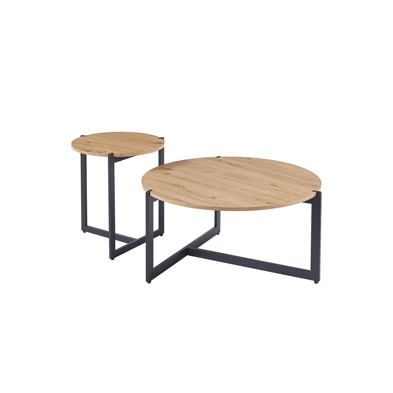 Salontafel set Axelle Eiken