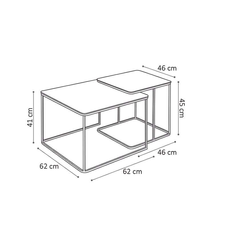 Salontafel set Liv
