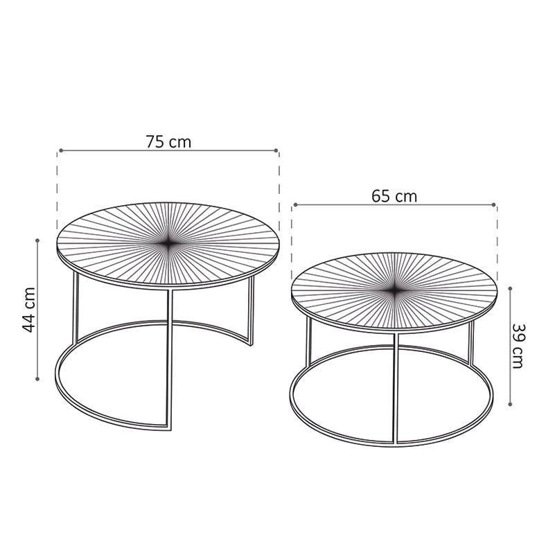 Salontafel set Pip