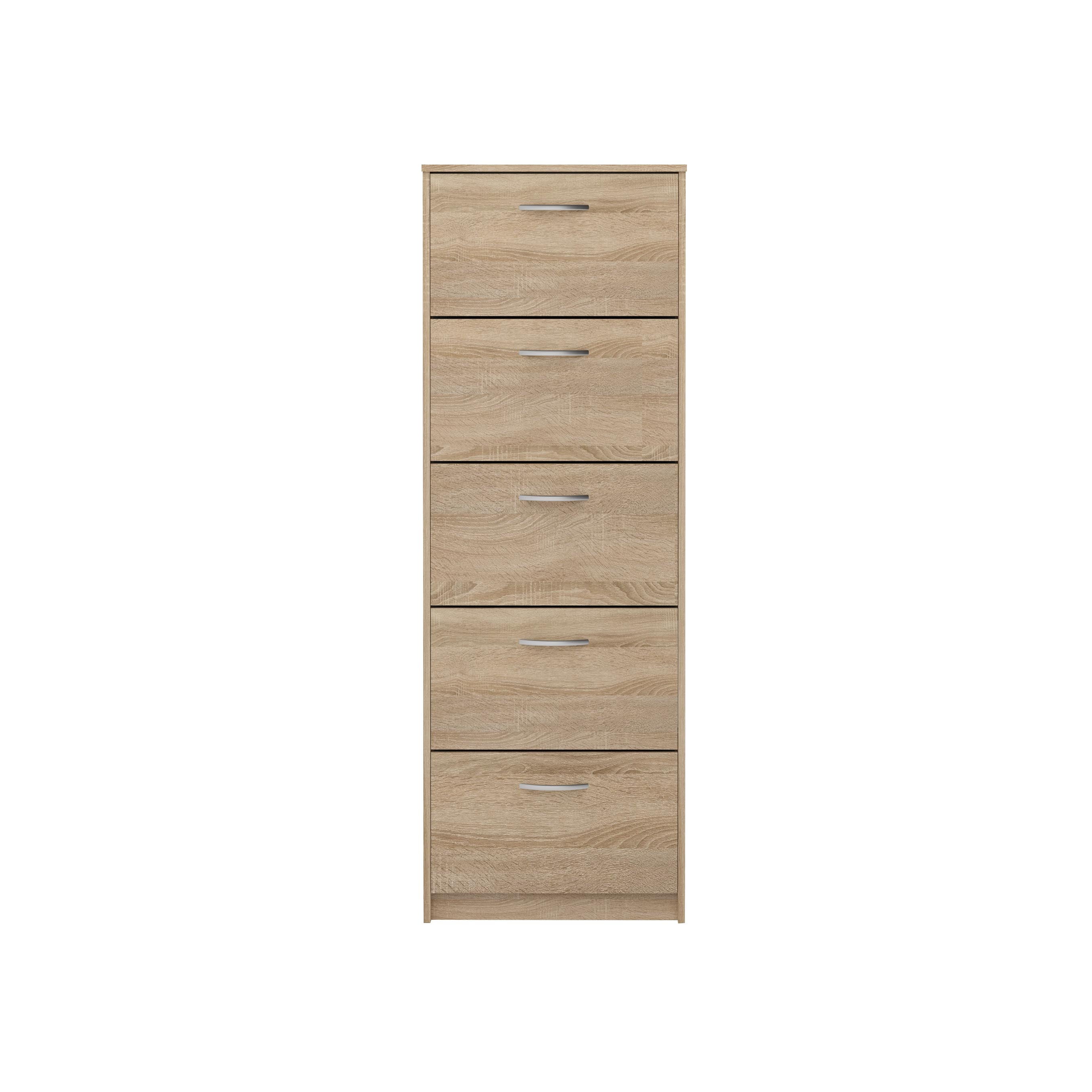 Schoenenkast Delphine Eiken 168 cm