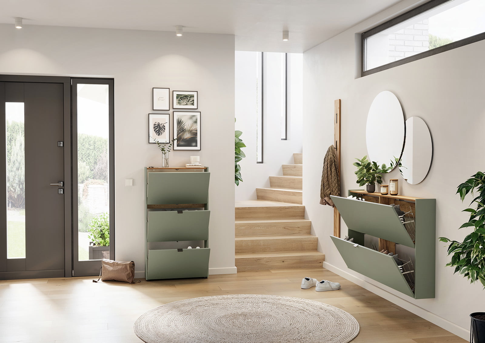 Schoenenkast Eleonore Groen 71 cm