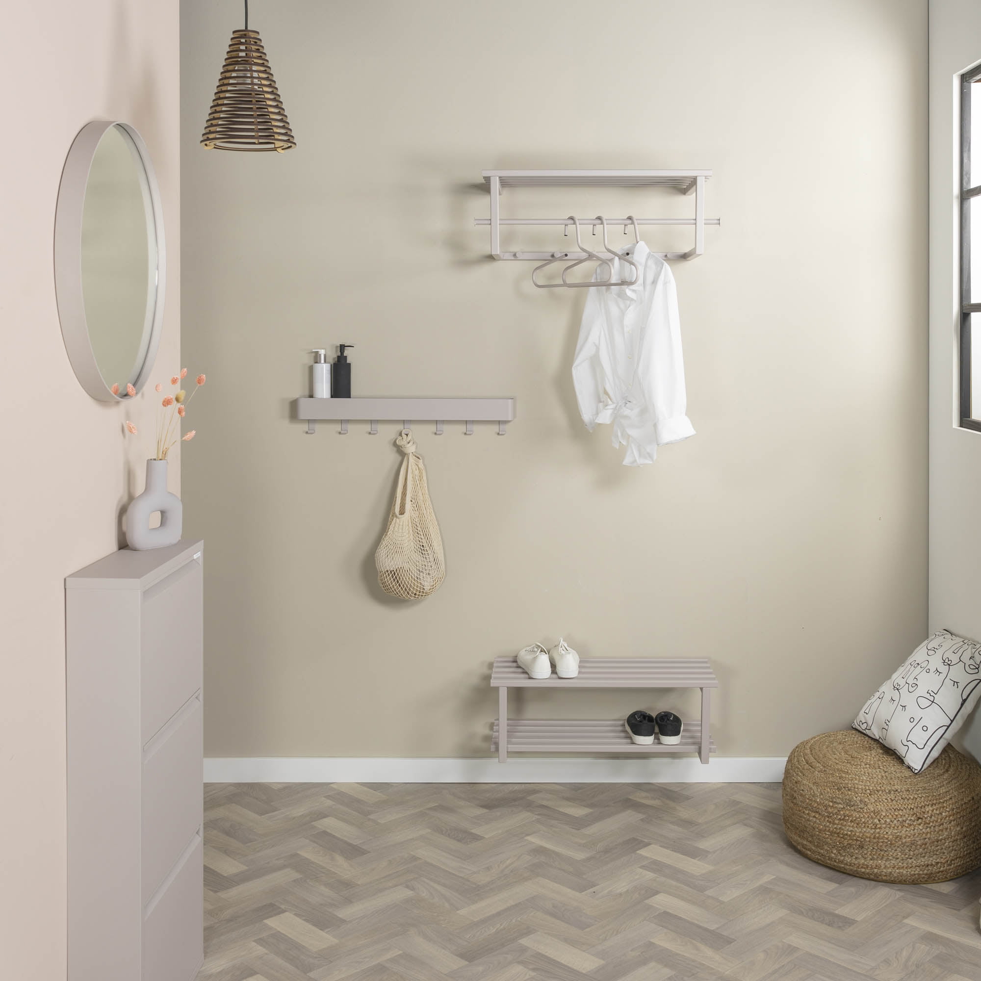 Schoenenrek Erwin-3 Taupe