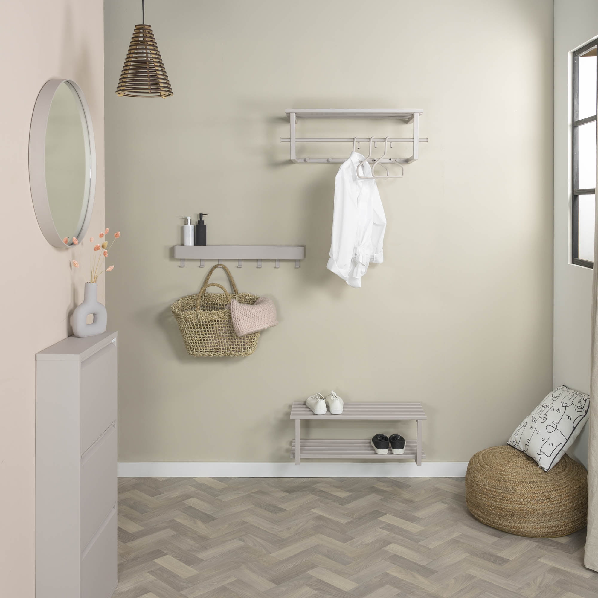 Schoenenrek Erwin-3 Taupe