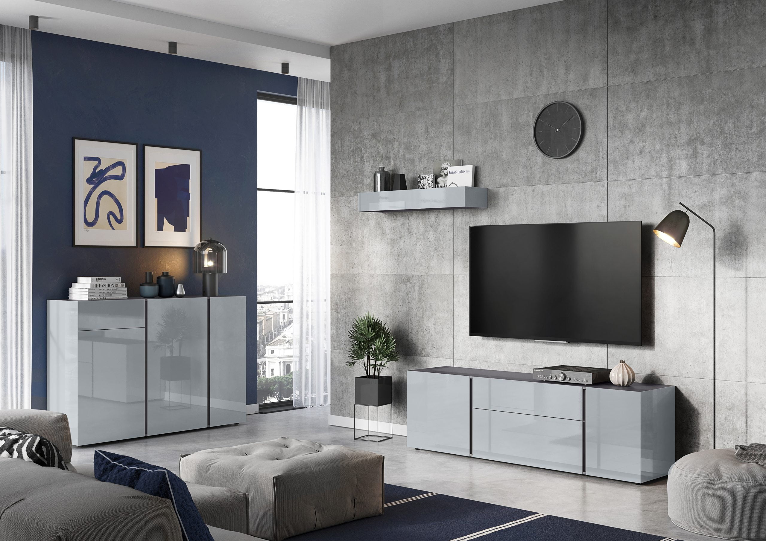 Dressoir Taranto Grijs