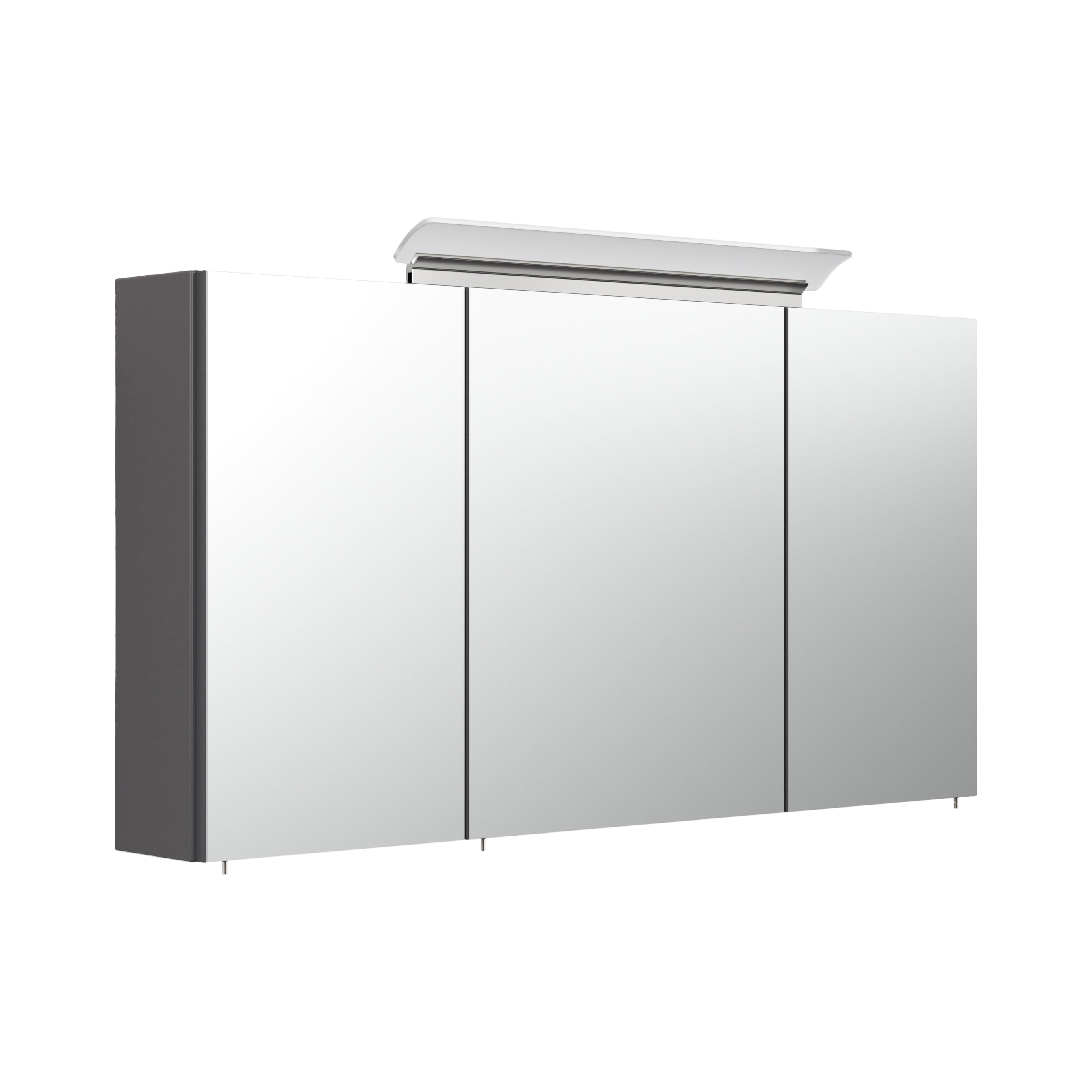 Spiegelkast Aron Antraciet 120 cm