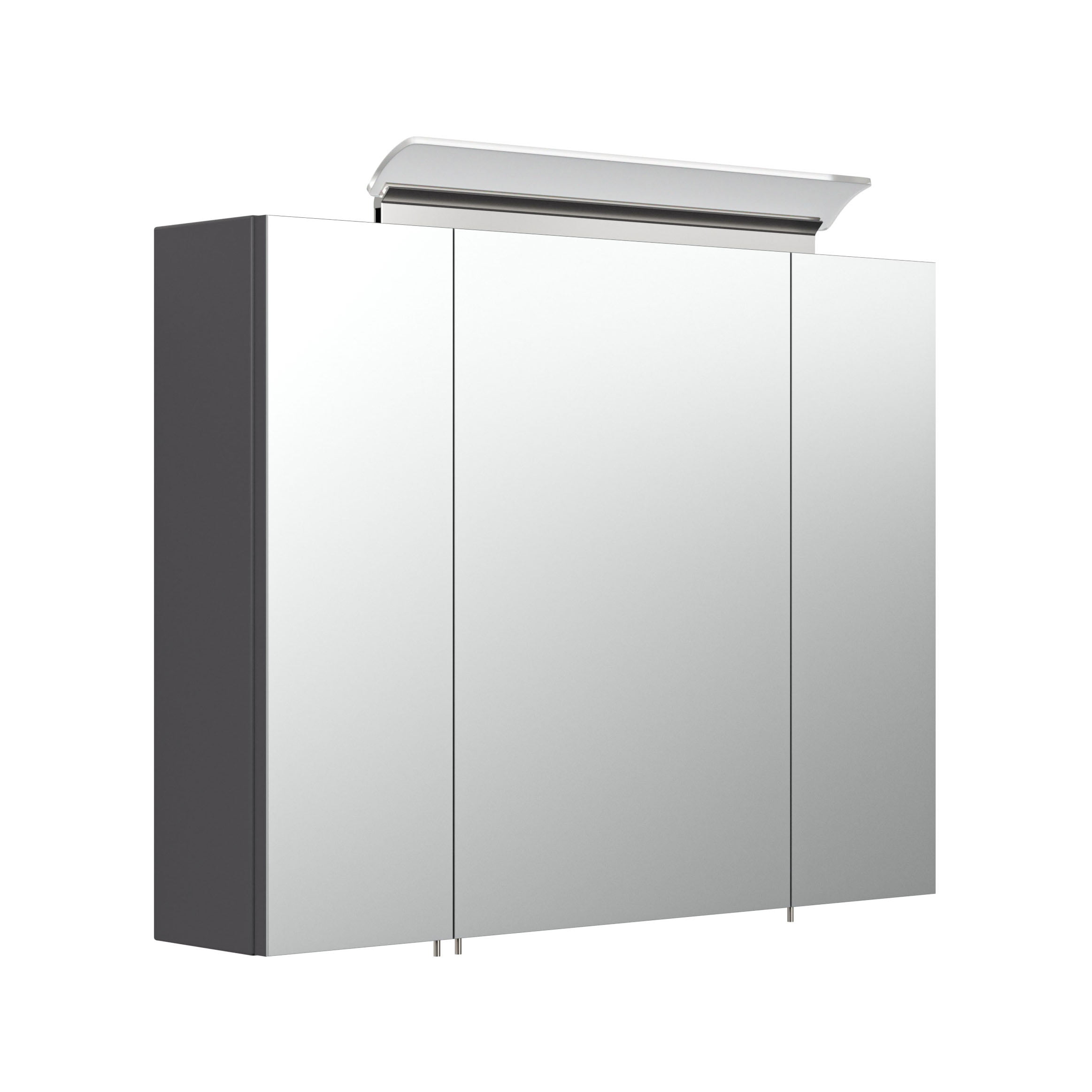 Spiegelkast Aron Antraciet 80 cm