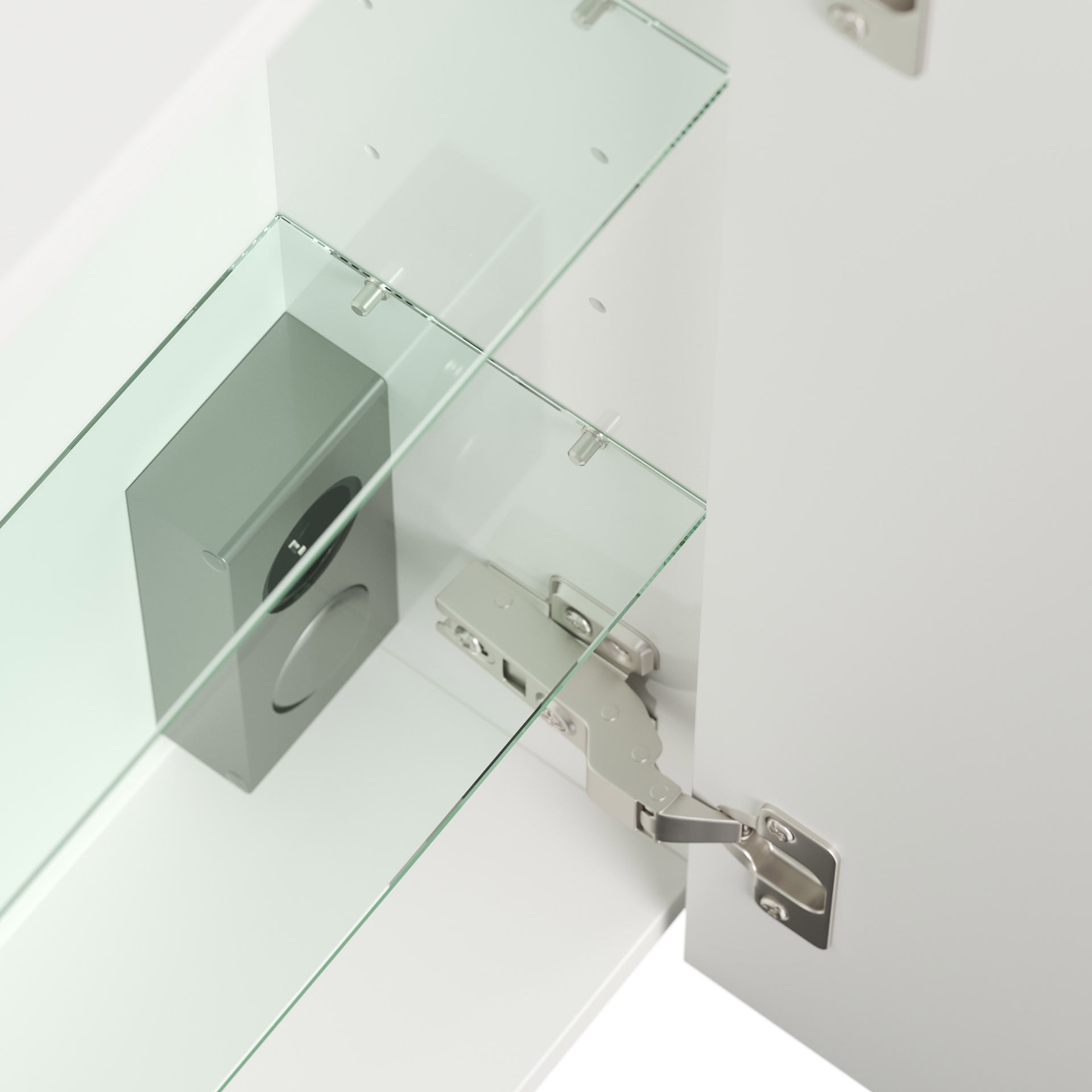 Spiegelkast Calais Wit Hoogglans 70 cm