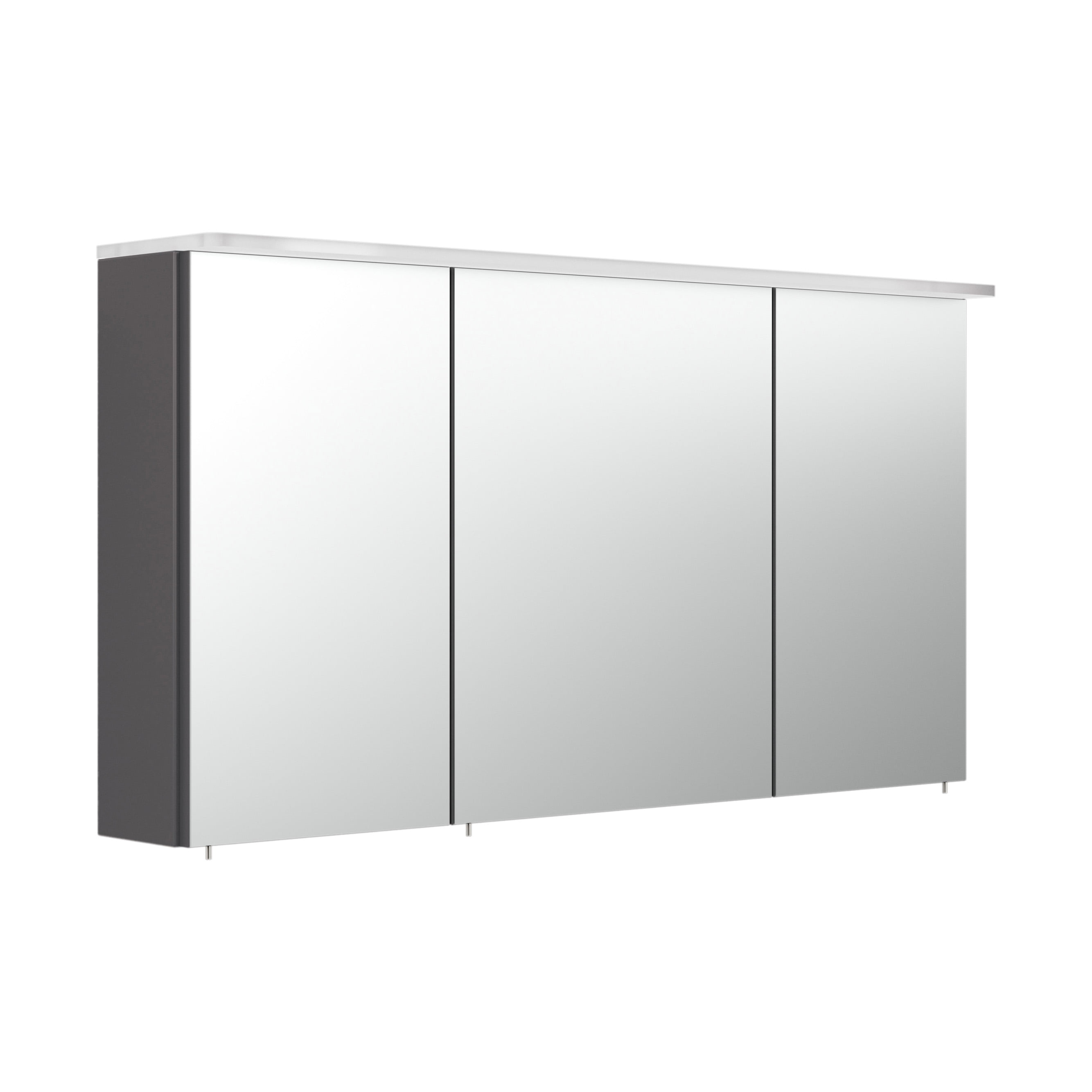 Spiegelkast David Antraciet 120 cm