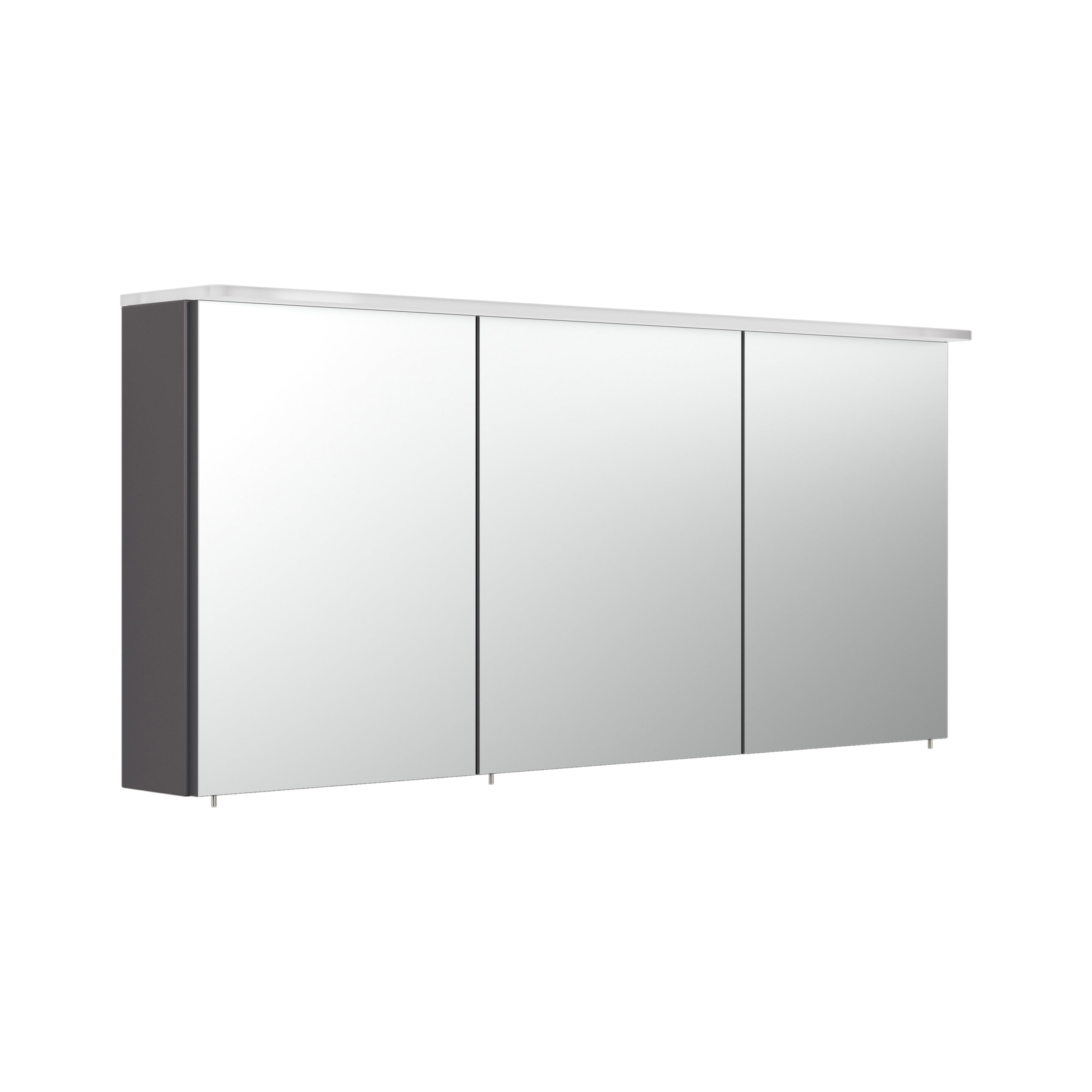 Spiegelkast David Antraciet 140 cm