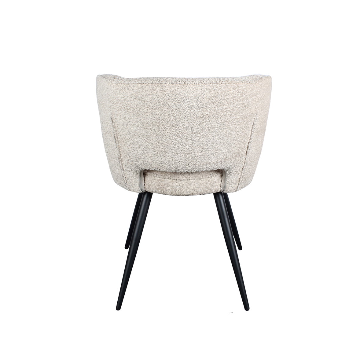 Stoel Aimee Bouclé Ecru - Set van 2