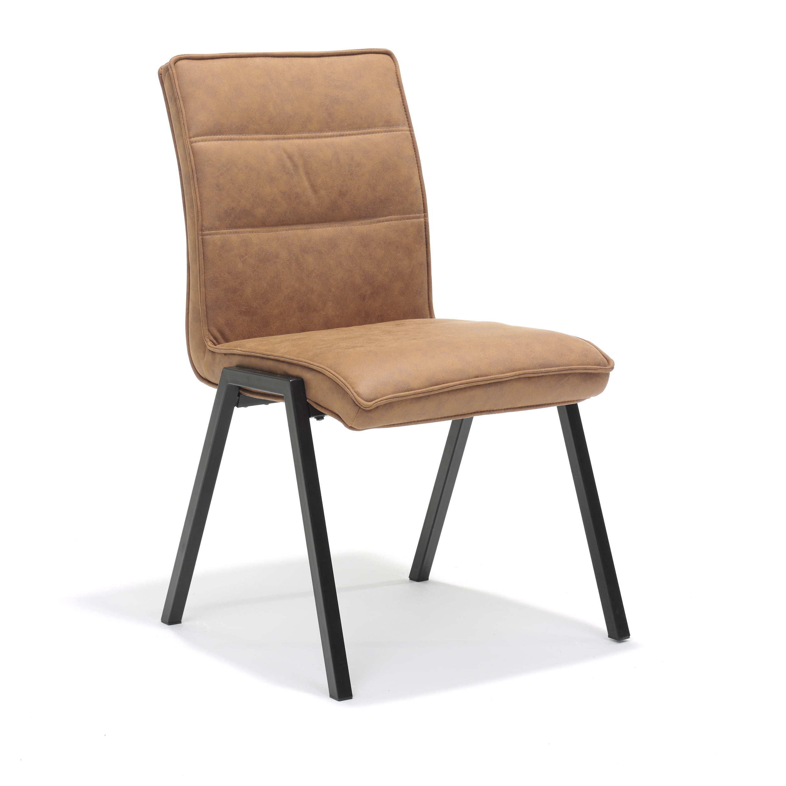 Stoel Carmen Cognac - Set van 4