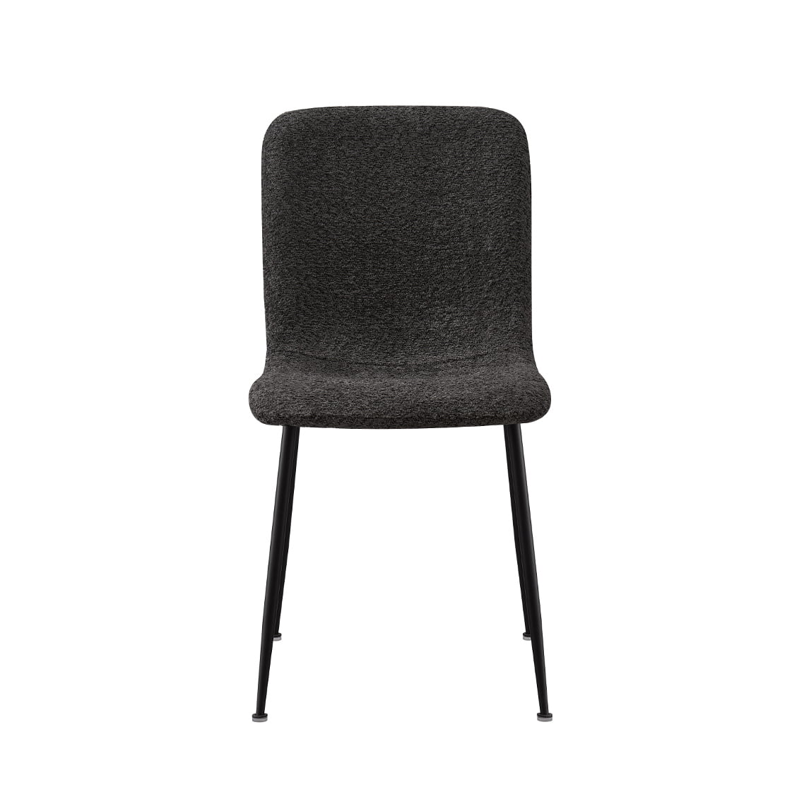 Stoel James Bouclé Grijs - Set van 2
