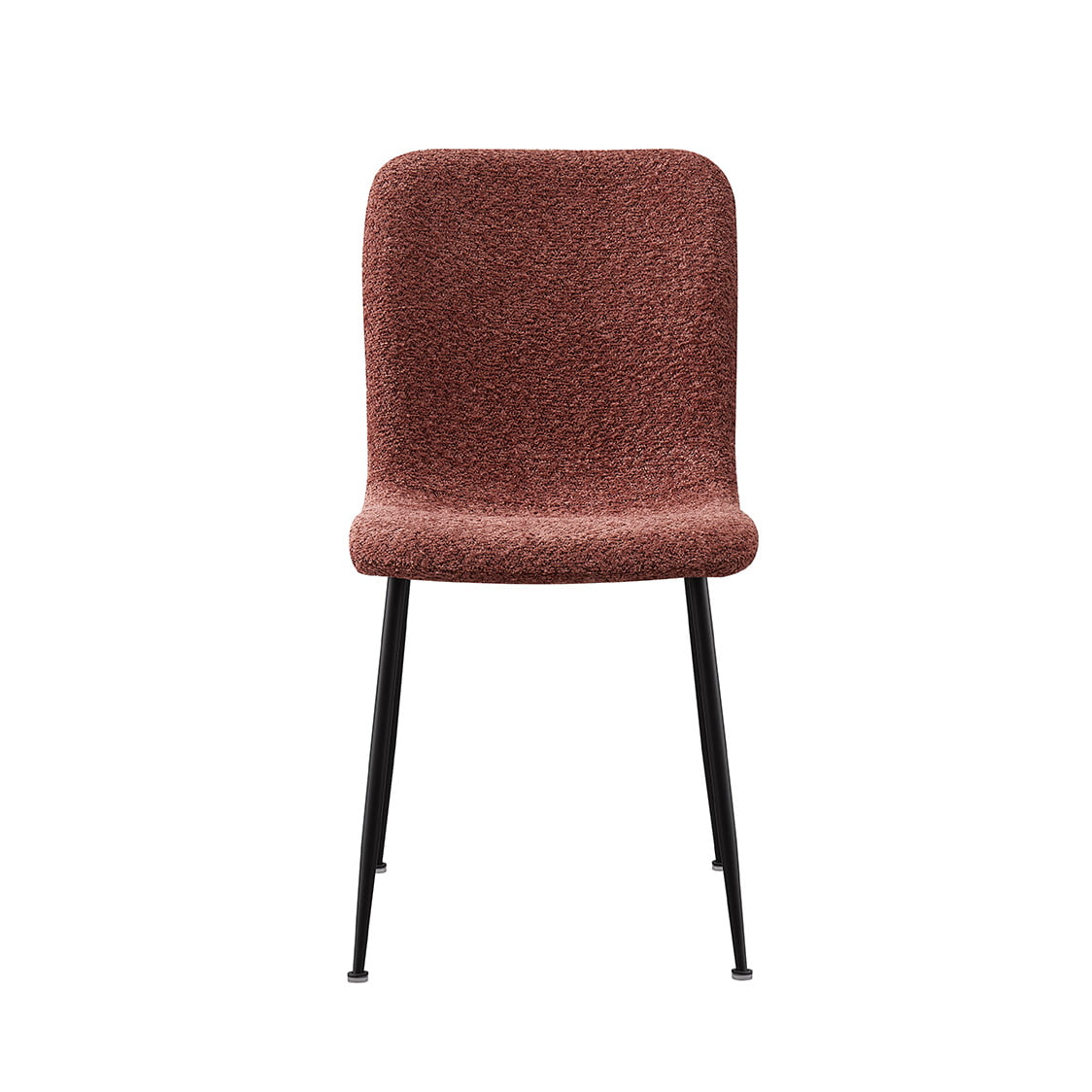 Stoel James Bouclé Roze - Set van 2