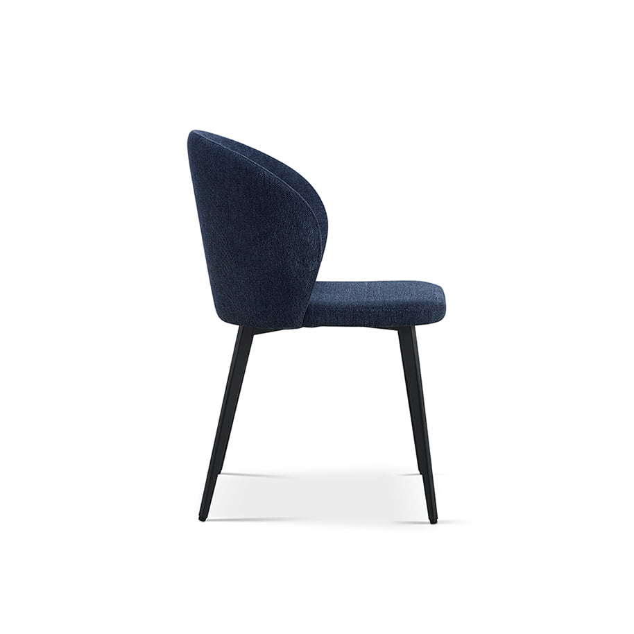 Stoel Lena Blauw - Set van 4