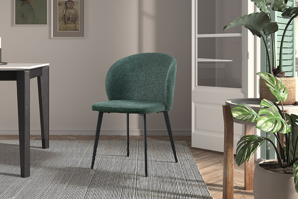 Stoel Lena Groen - Set van 4