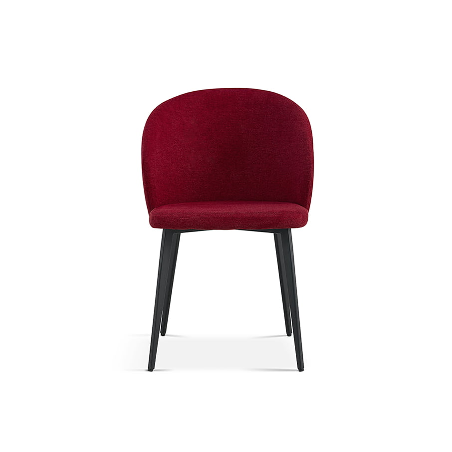 Stoel Lena Rood - Set van 4