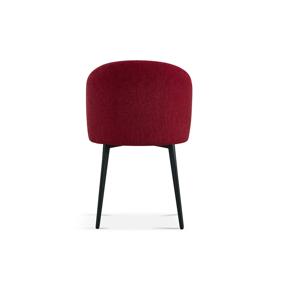 Stoel Lena Rood - Set van 4