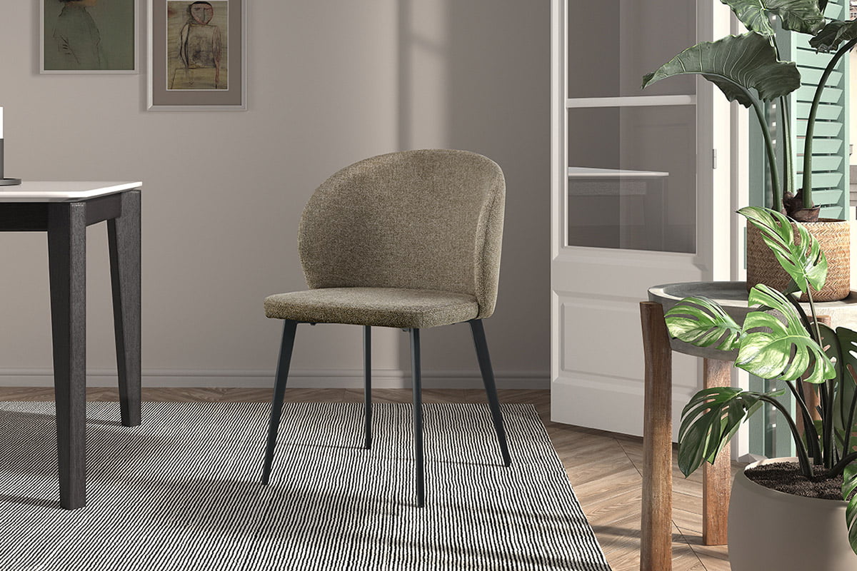 Stoel Lena Zand - Set van 4