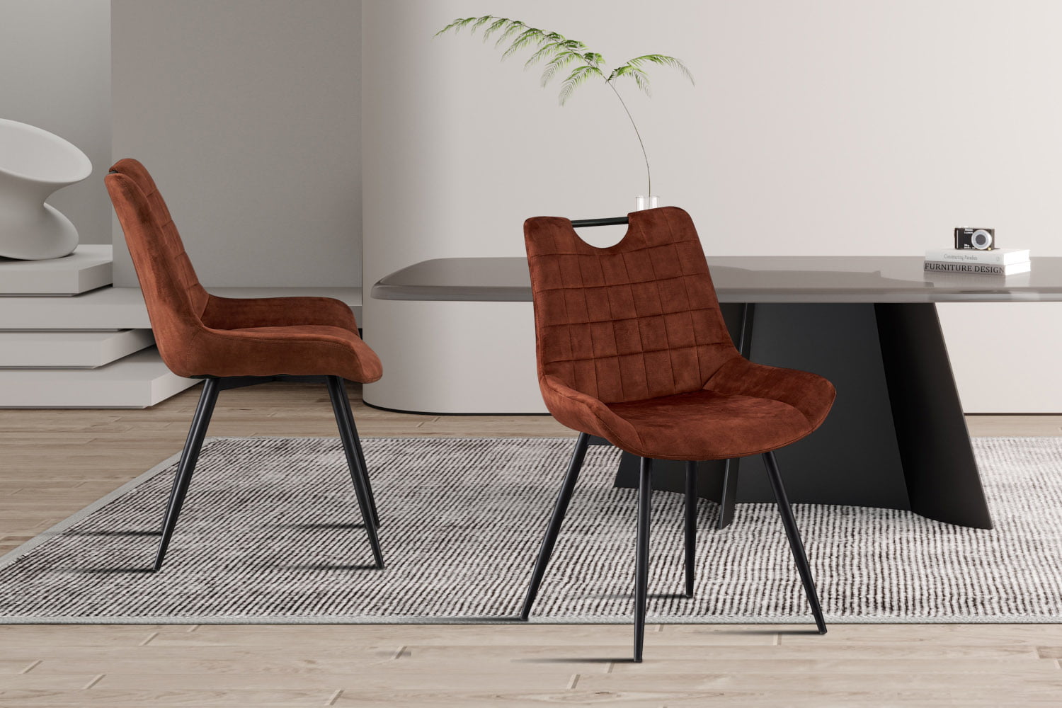 Stoel Nick Roest - Set van 2
