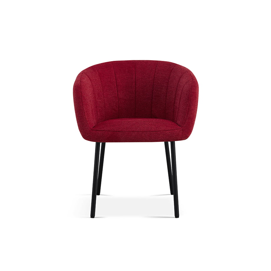 Stoel Pia Rood - Set van 2