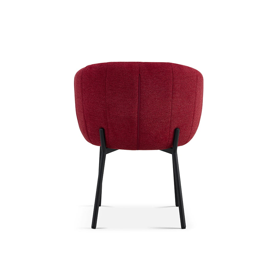 Stoel Pia Rood - Set van 2