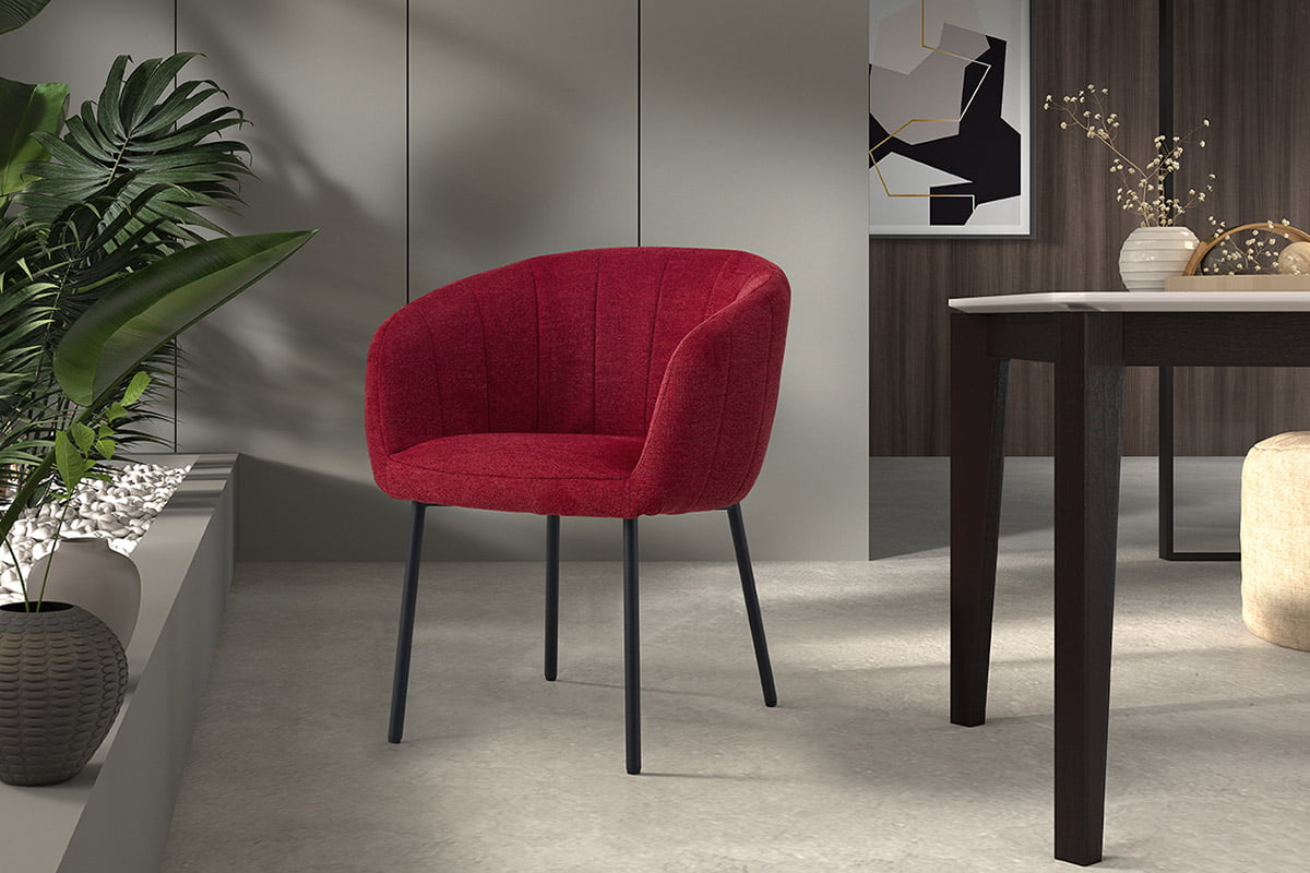 Stoel Pia Rood - Set van 2