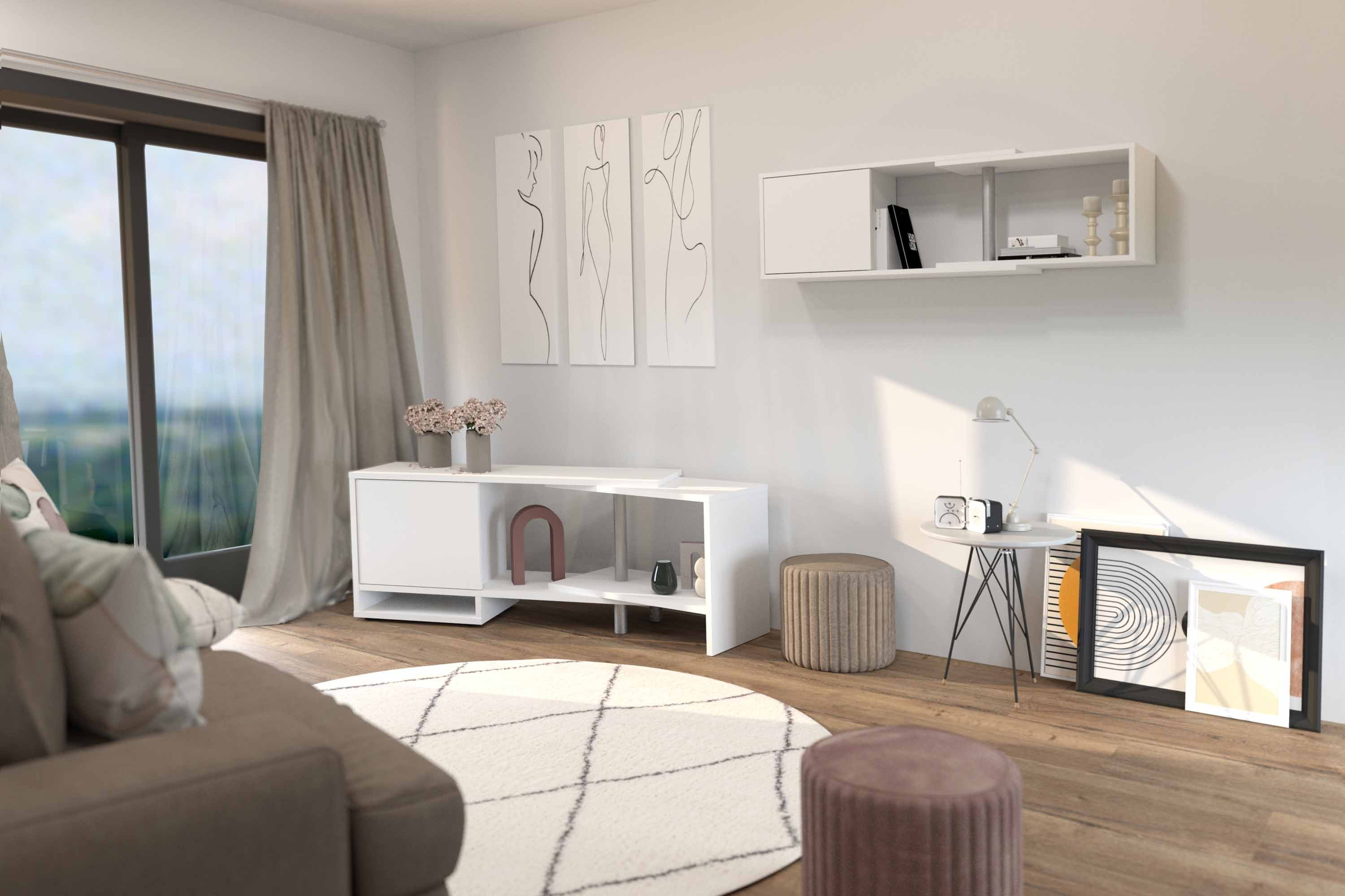 TV-meubel Bing 127cm