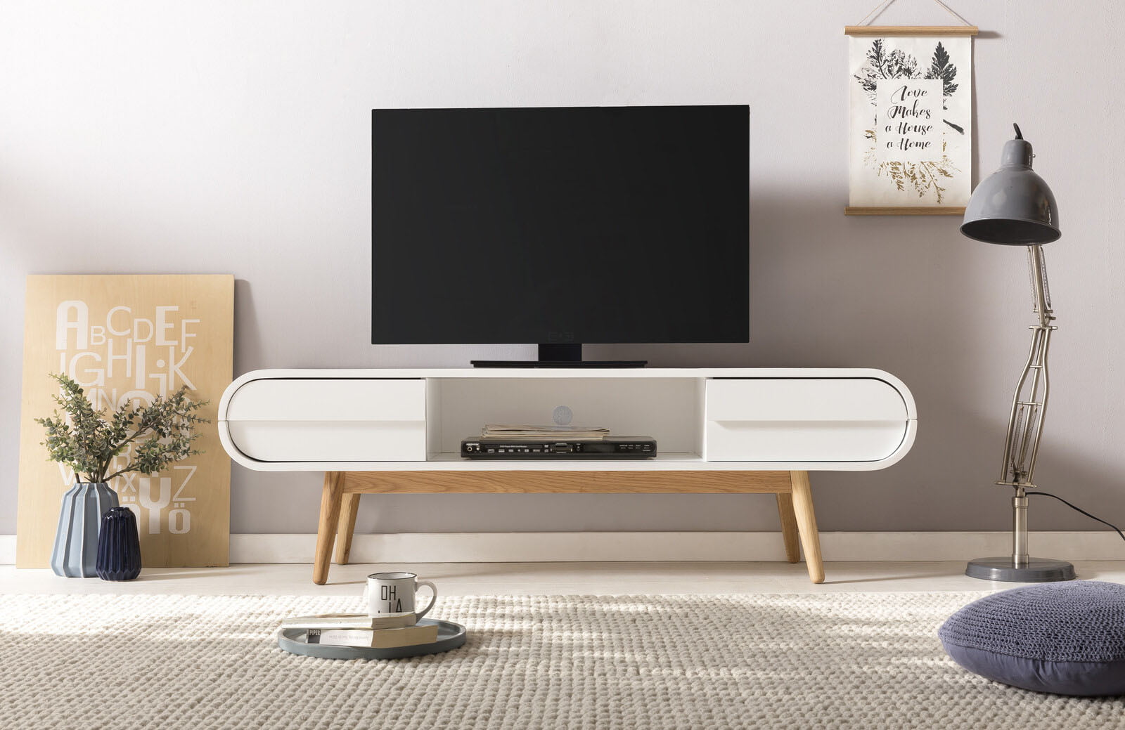 TV-meubel Maeve Wit