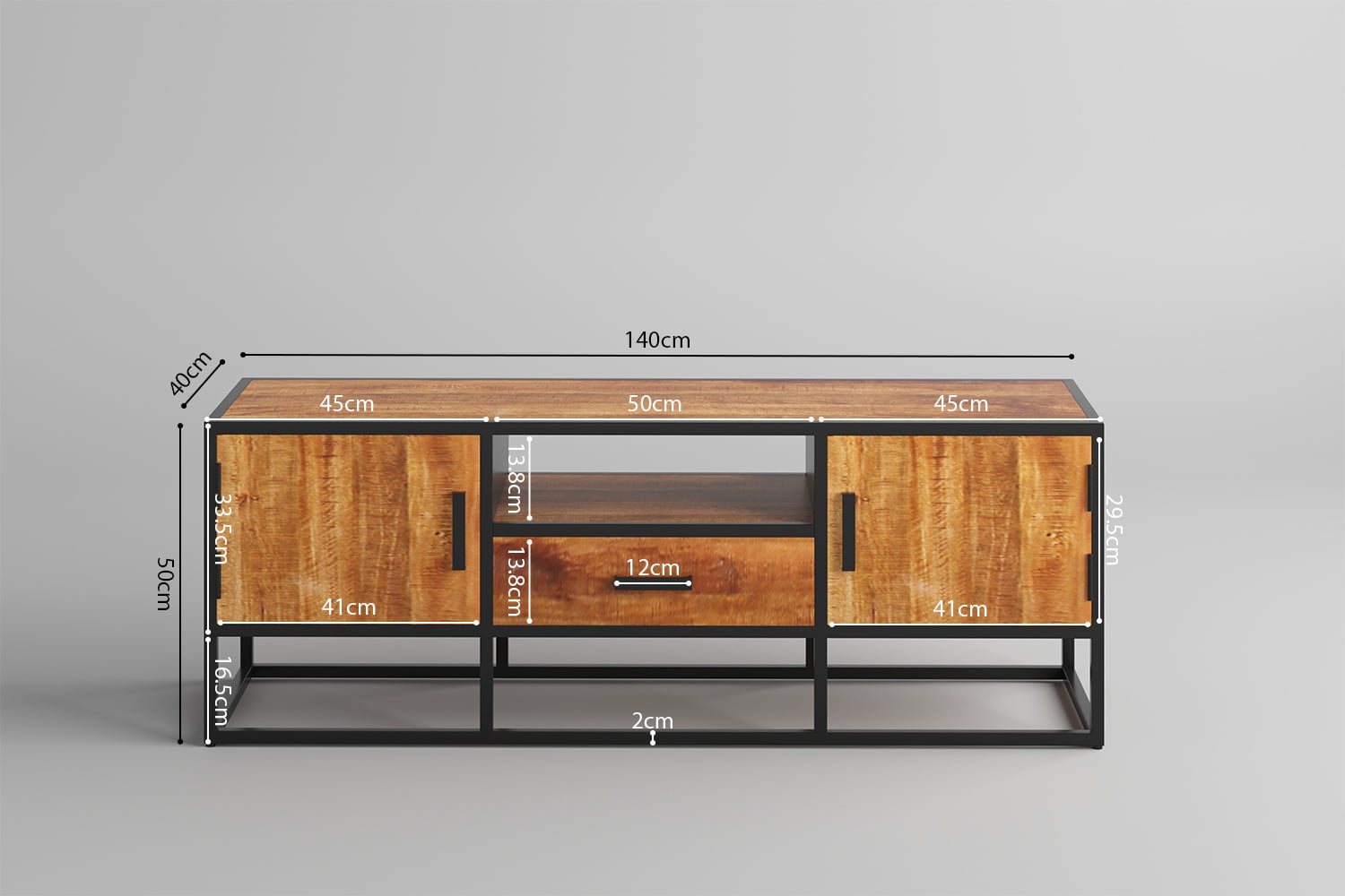 TV-meubel Otis 140 cm