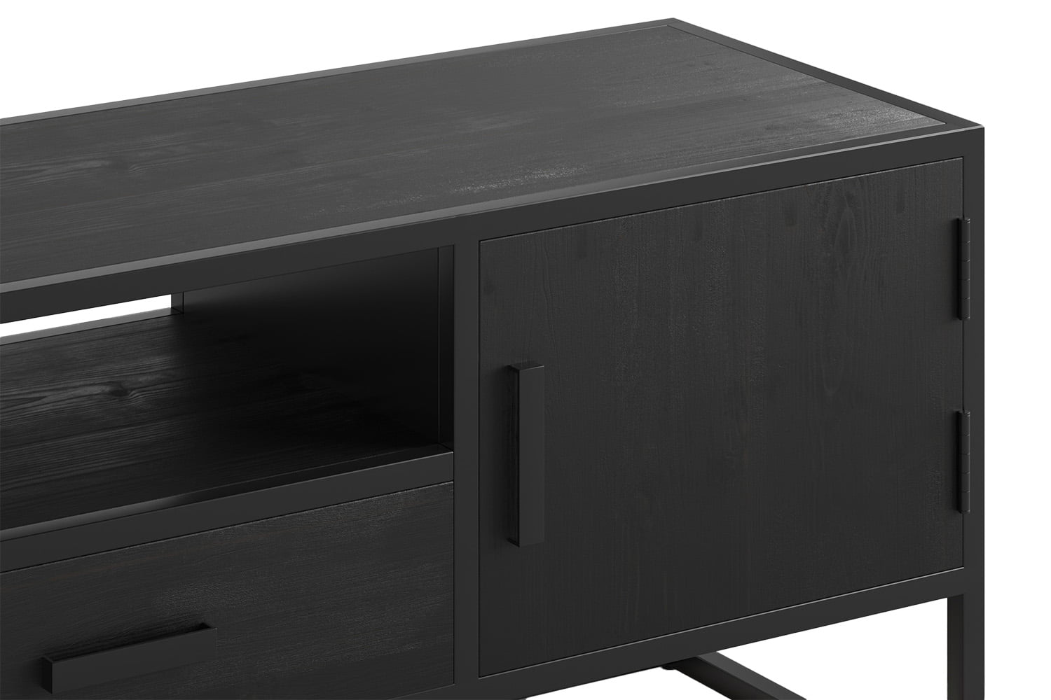 TV-meubel Otis Zwart 140 cm