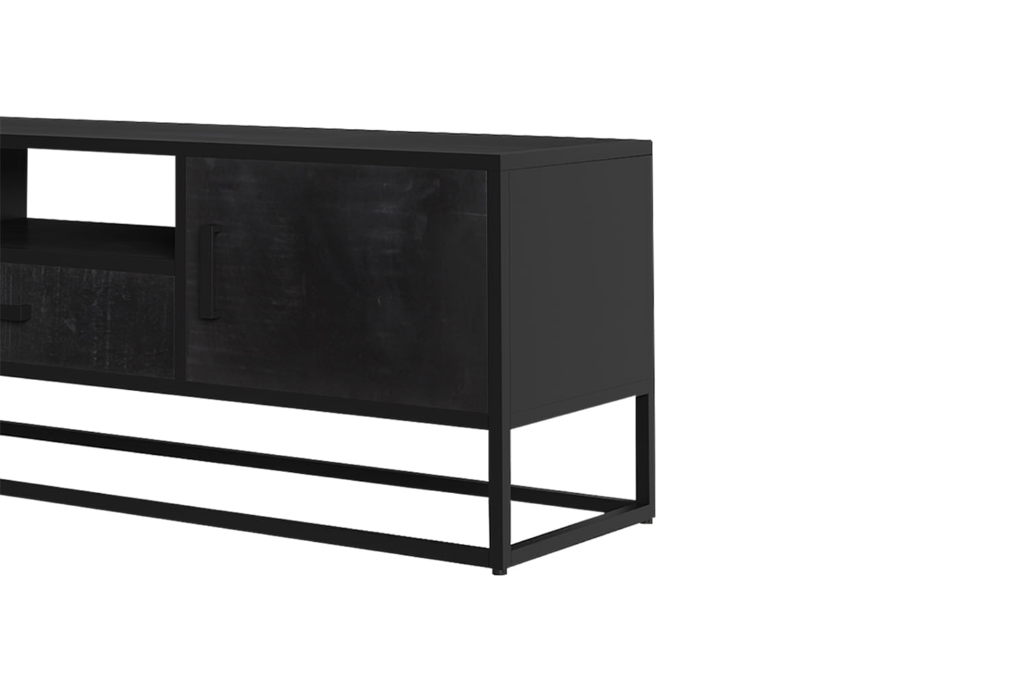 TV-meubel Otis Zwart 160 cm