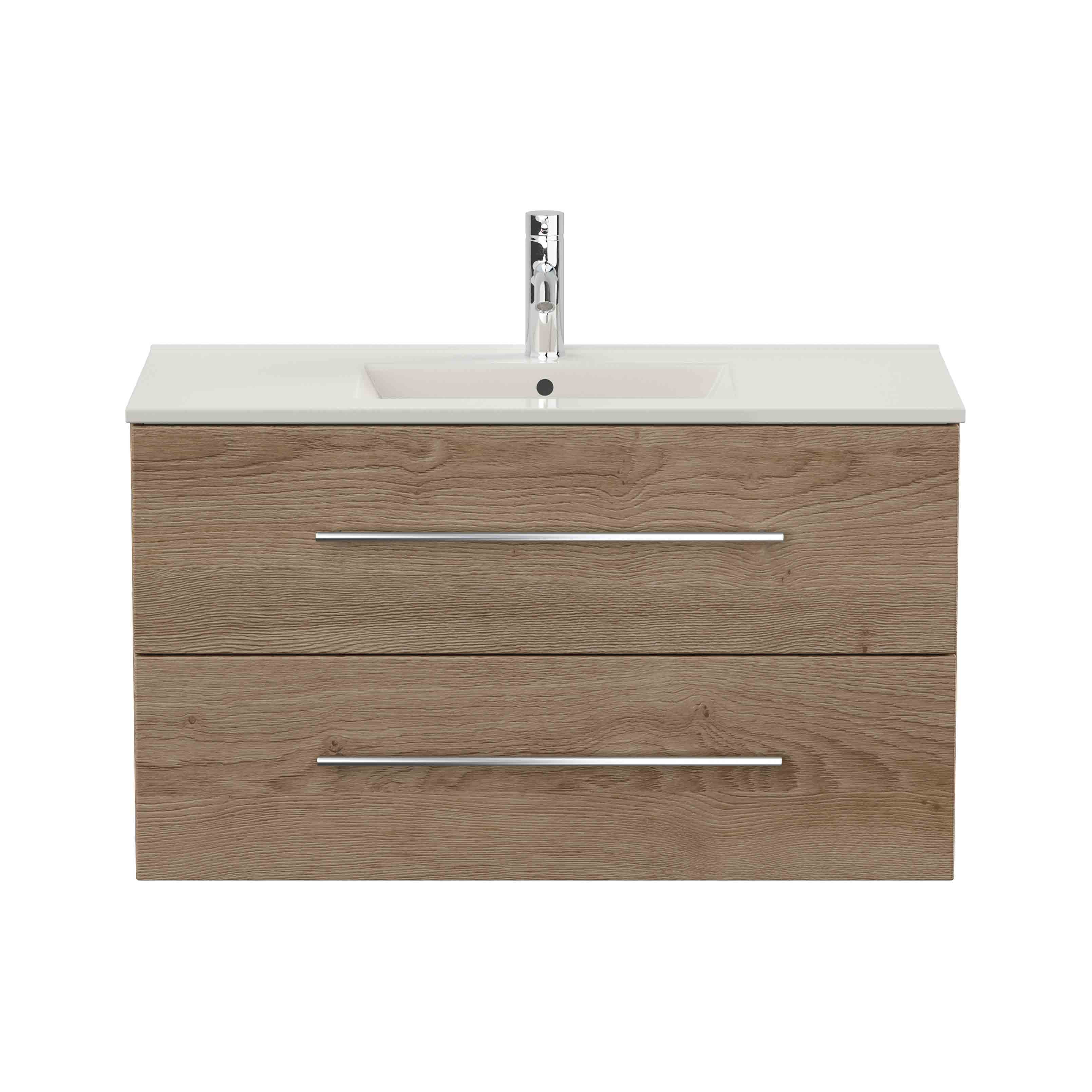 Wastafelkast Odin Eiken 100 cm